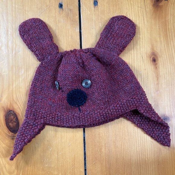 Handmade Knitted Soft Wool Winter Hat - Picture 1 of 3